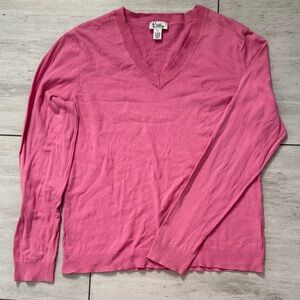 Lilly Pulitzer Bright Pink Knit Pullover